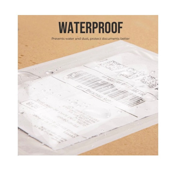 25 PACK! Adhesive Packing Label Pouches 7.5x5.5” - Picture 8 of 12